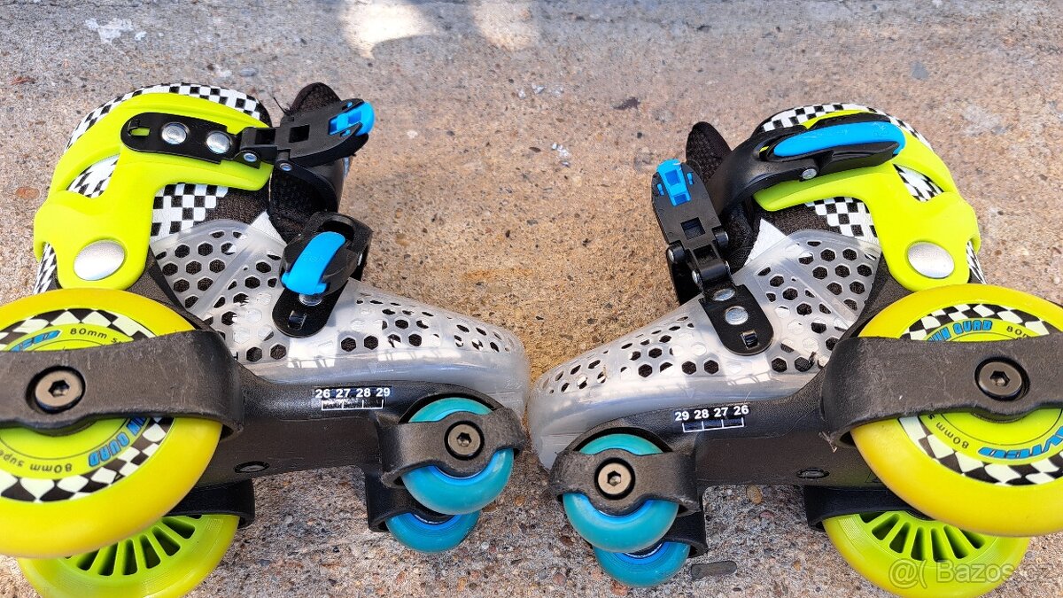 Nastavitelné dětské kolečkové brusle 26-29 - 4