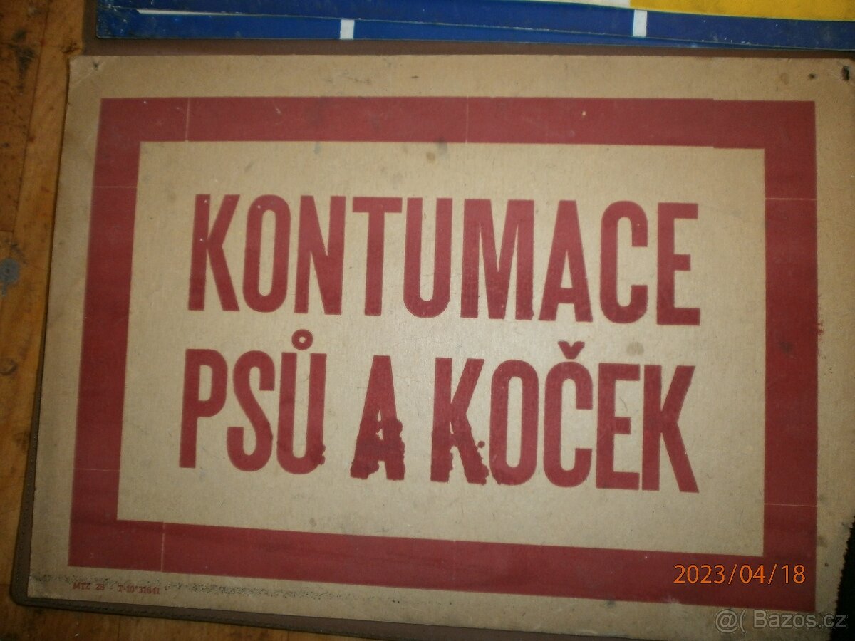 vystražné cedule - 4