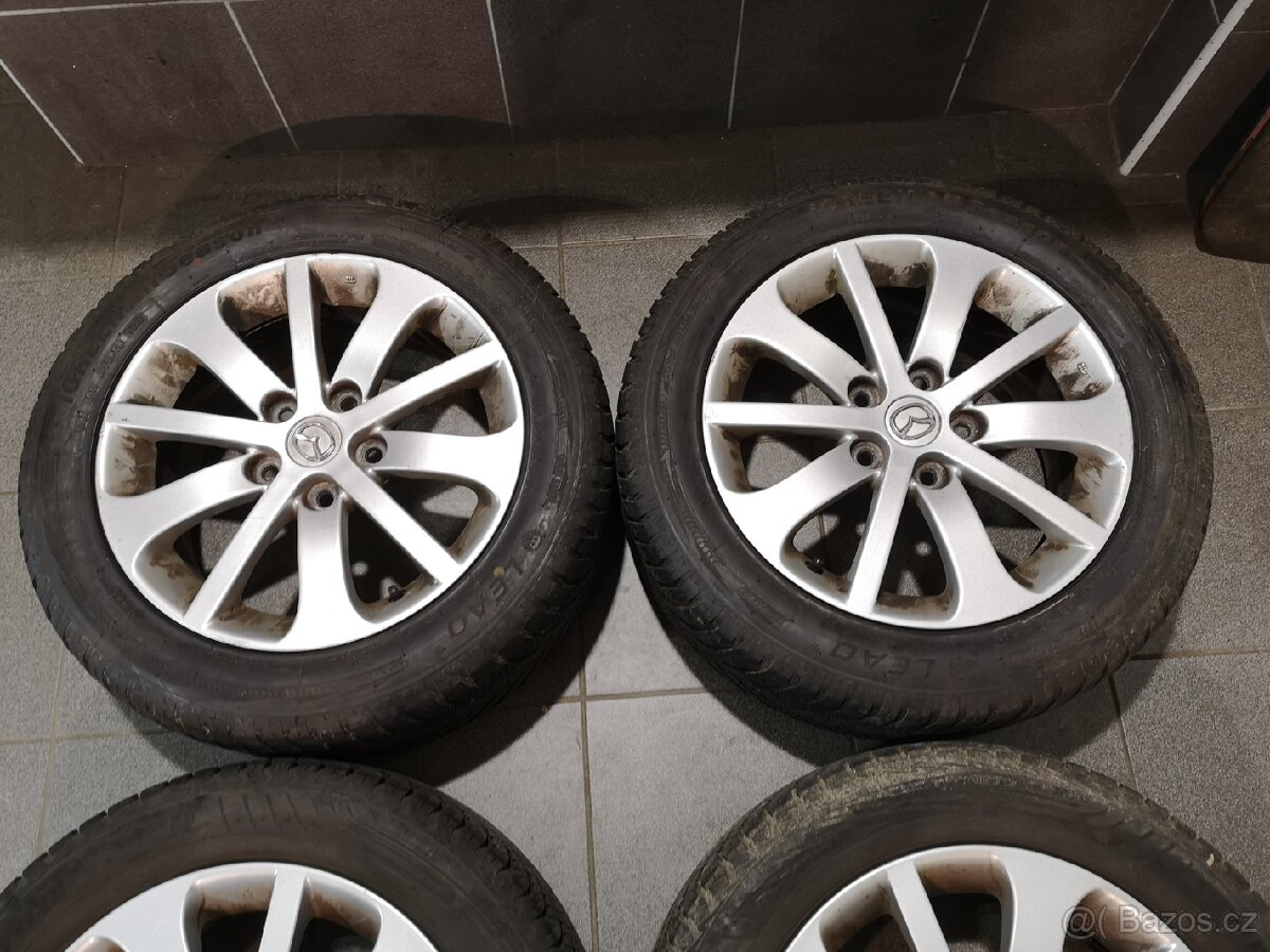 Mazda 6 alu + celoroční 205/55/16. - 4