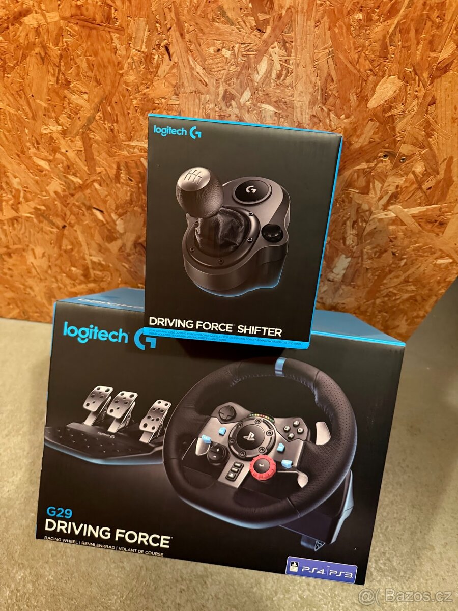 Závodní set – Logitech G29 + řadička + Playseat Challenge - 4