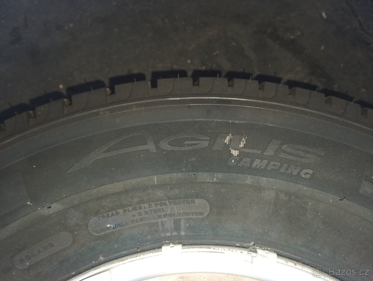 225/75 r16CP Michelin agilis camping obutá kola - 4