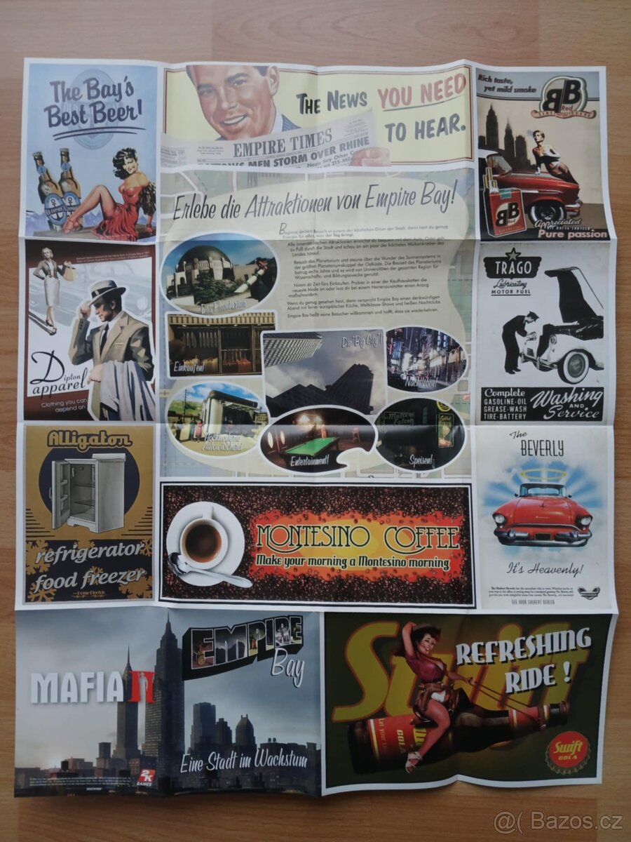 Mafia II plakát - mapa - 4