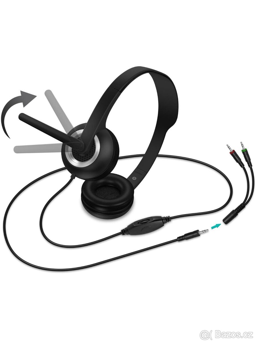 Sluchátka Connect IT Home Office Black - 4