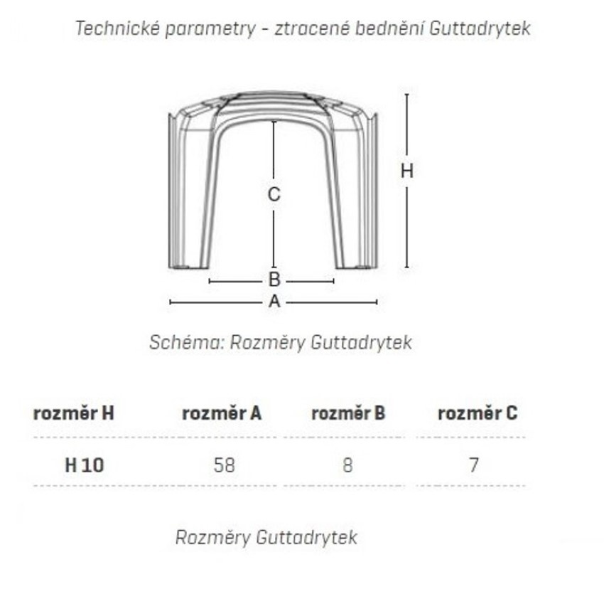 Ztracené bednění Guttadrytek H10 - 4