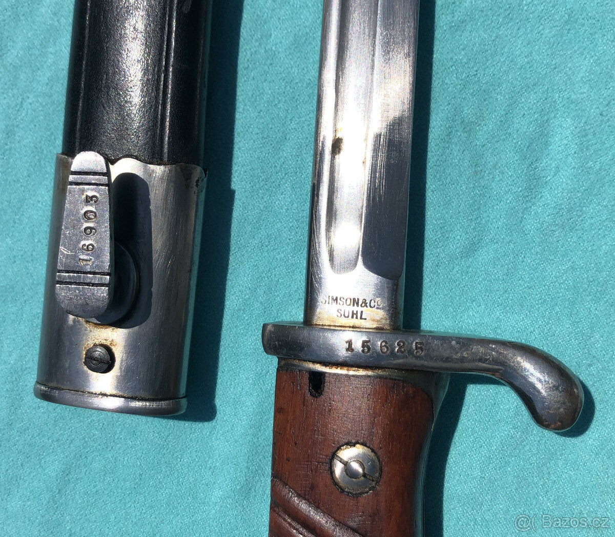 Německý bodák M1898 – export do Peru M1909 - 4