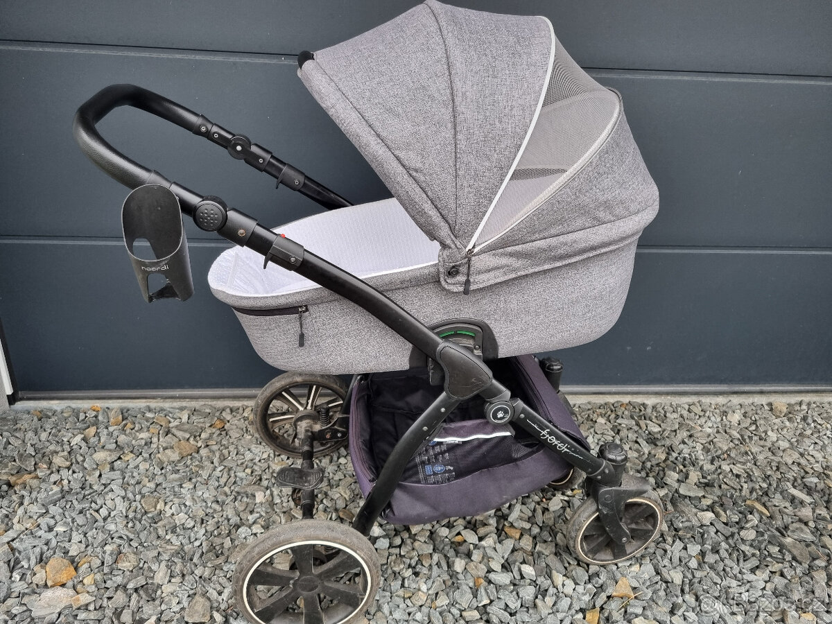 Kočárek Noordi Fjordi 3v1 s autosedačkou, dark grey (2021) - 4