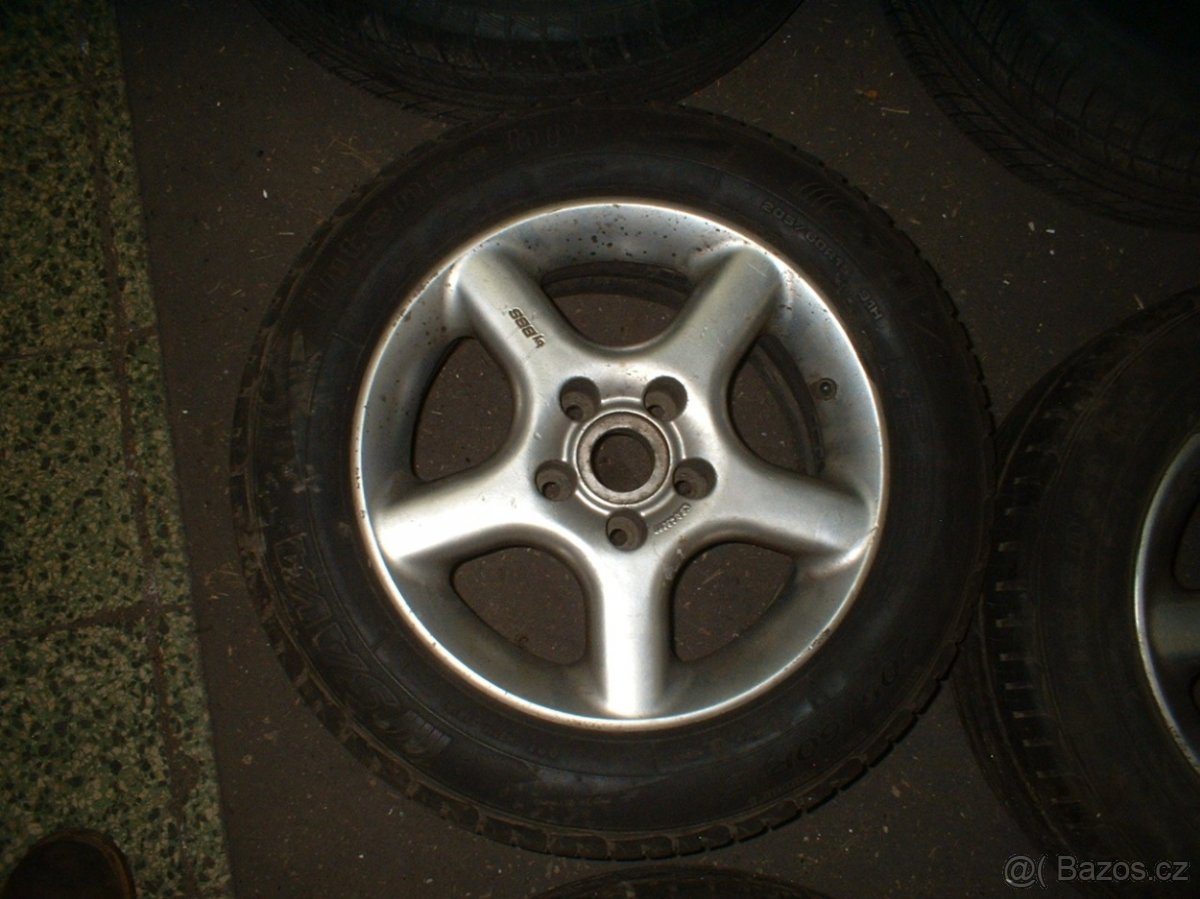 4x použitý alu disk 15 5x112 - 4