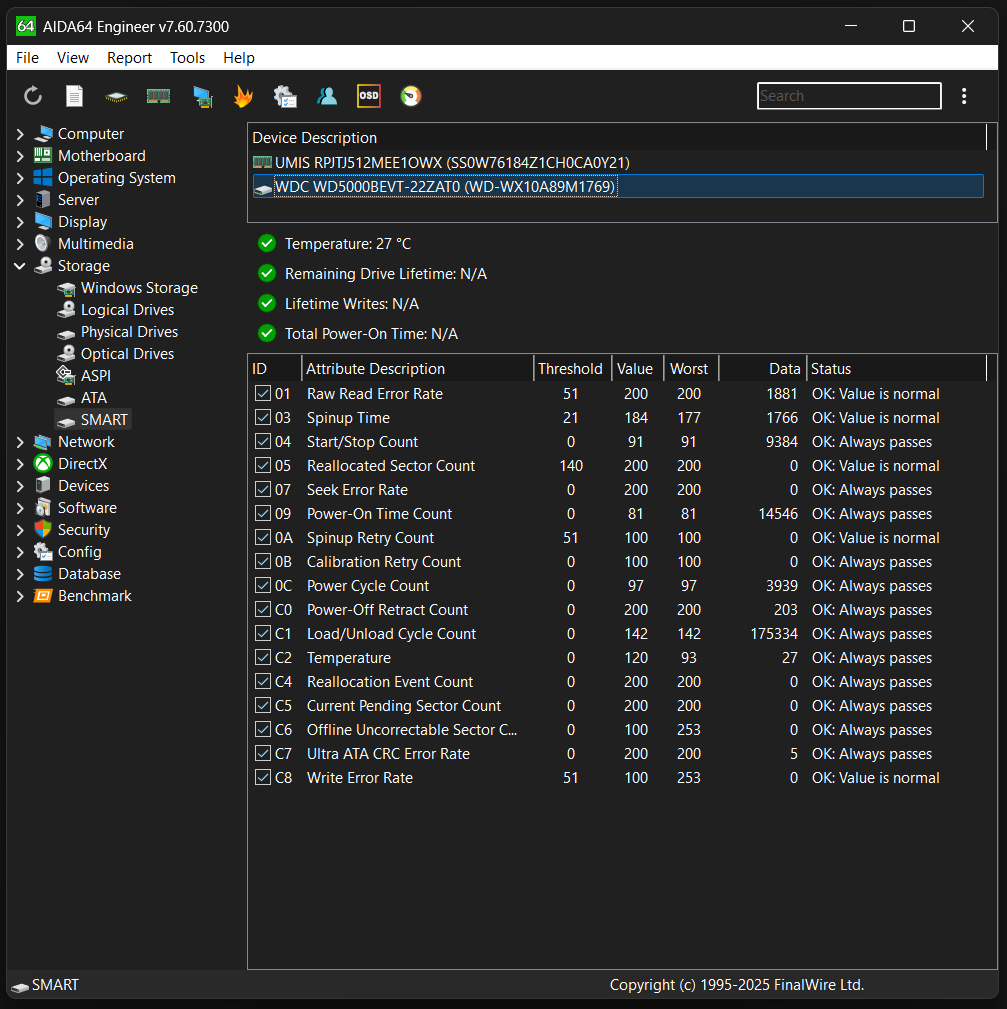 Pevný disk Western Digital 500 GB Scorpio Blue - 4