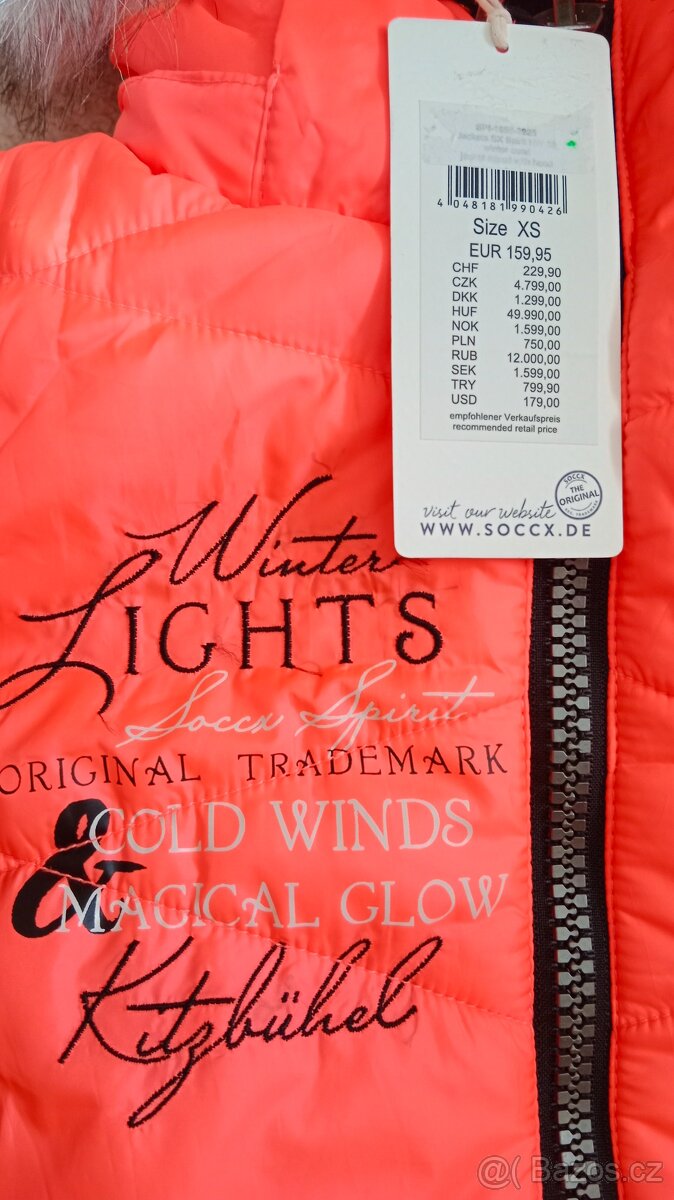 Zimní bunda Soccx XS nová - 4