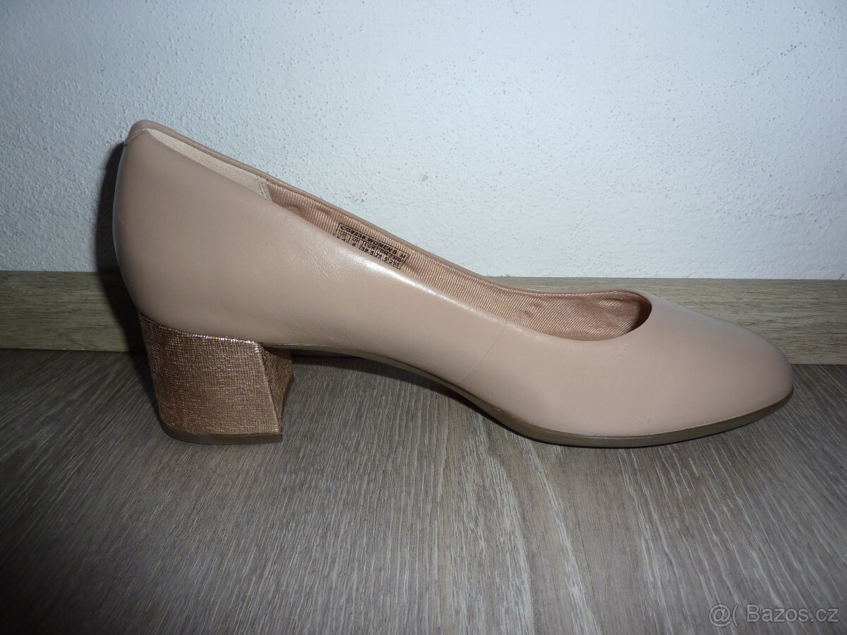 Kožené starorůžové lodičky zn. Rockport, vel. 39 - 4