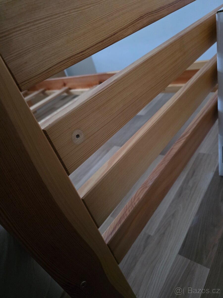 Postel jednolůžko 90x200 cm - 4