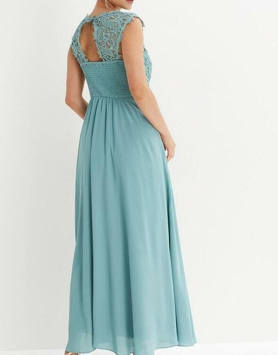 Nádherné dlouhé společenské šaty 40/42 - 4