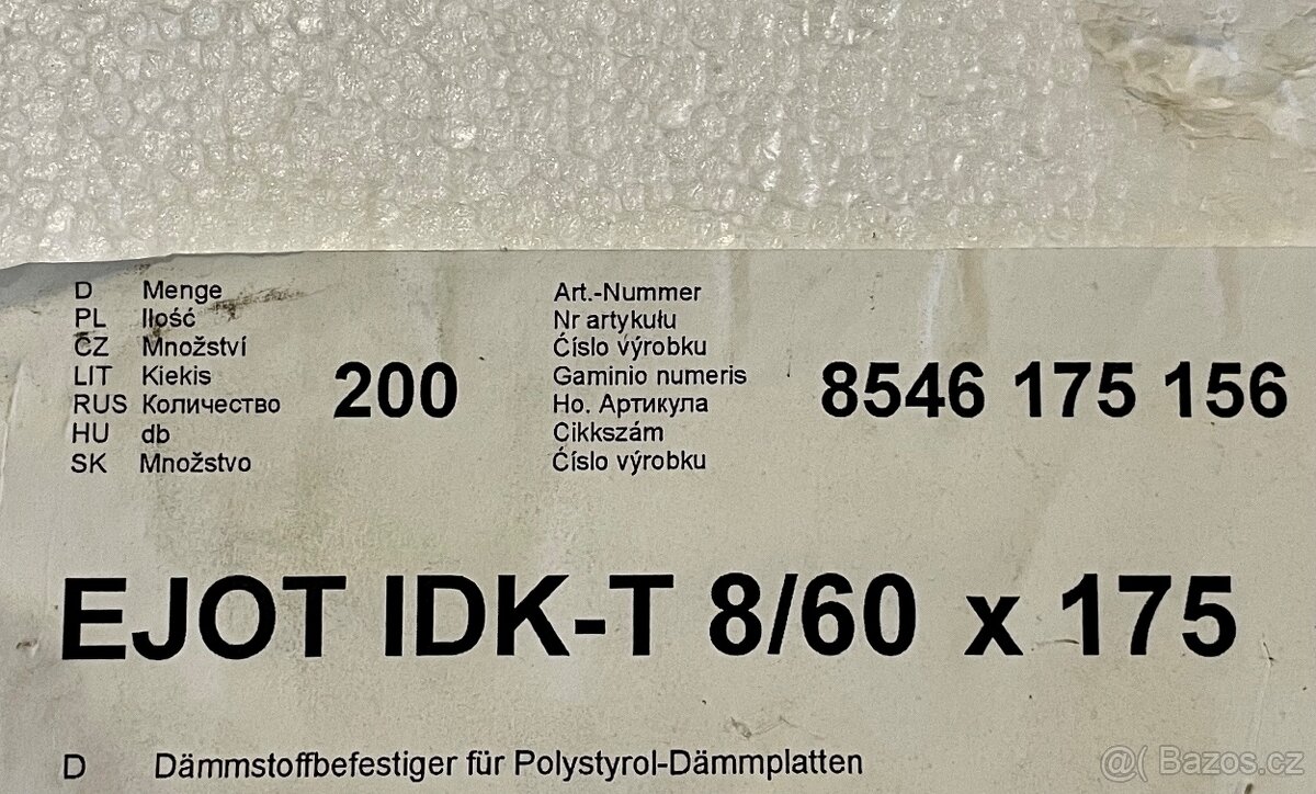 Hmozdinky kotveni polystytren - 4