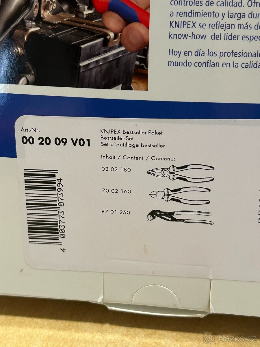 sada kleští Knipex 002009V01 skladem 1 sada - 4