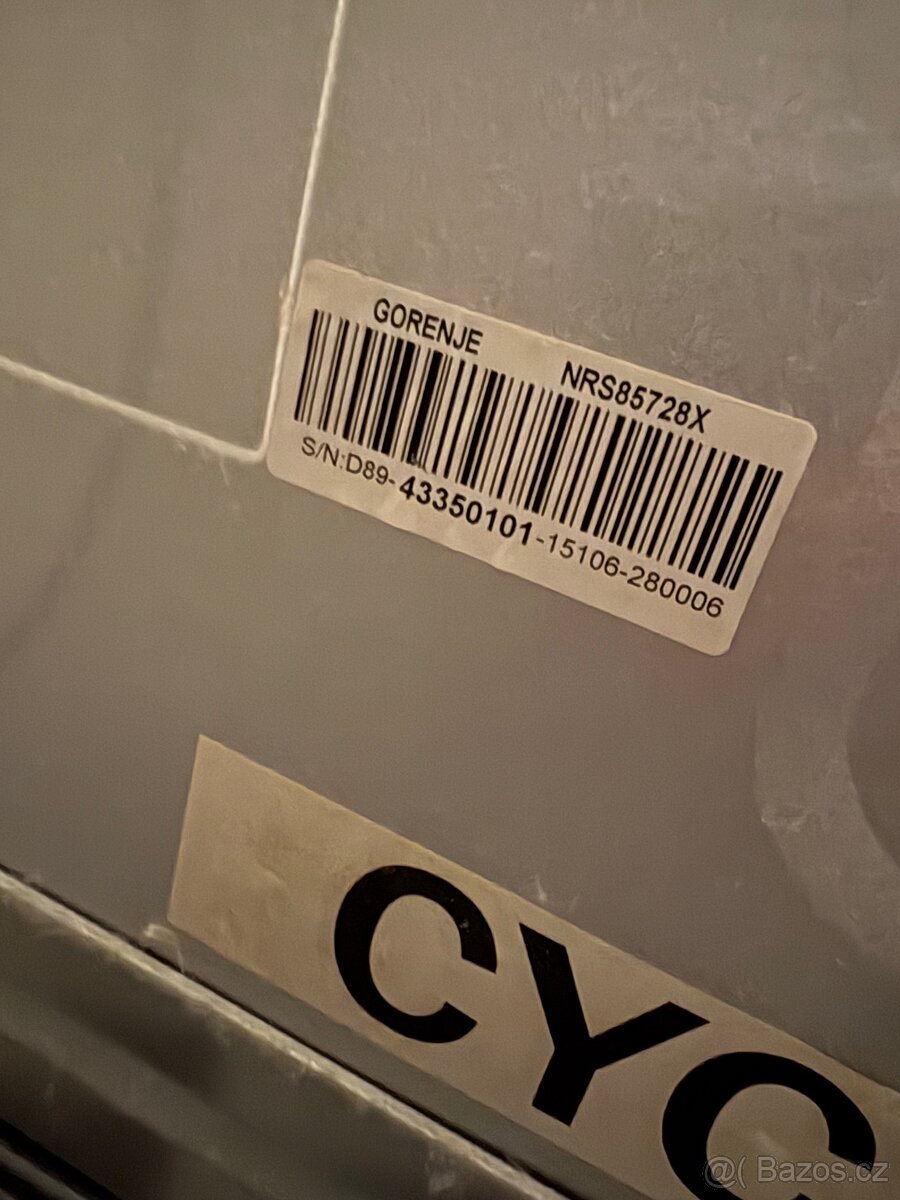 Prodám americkou chladničku Gorenje NRS85728X - 4