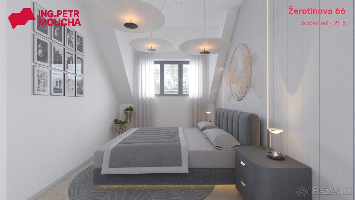 Prodej bytu 2+kk 51,5 m² Žerotínova, Praha - Žižkov - 4