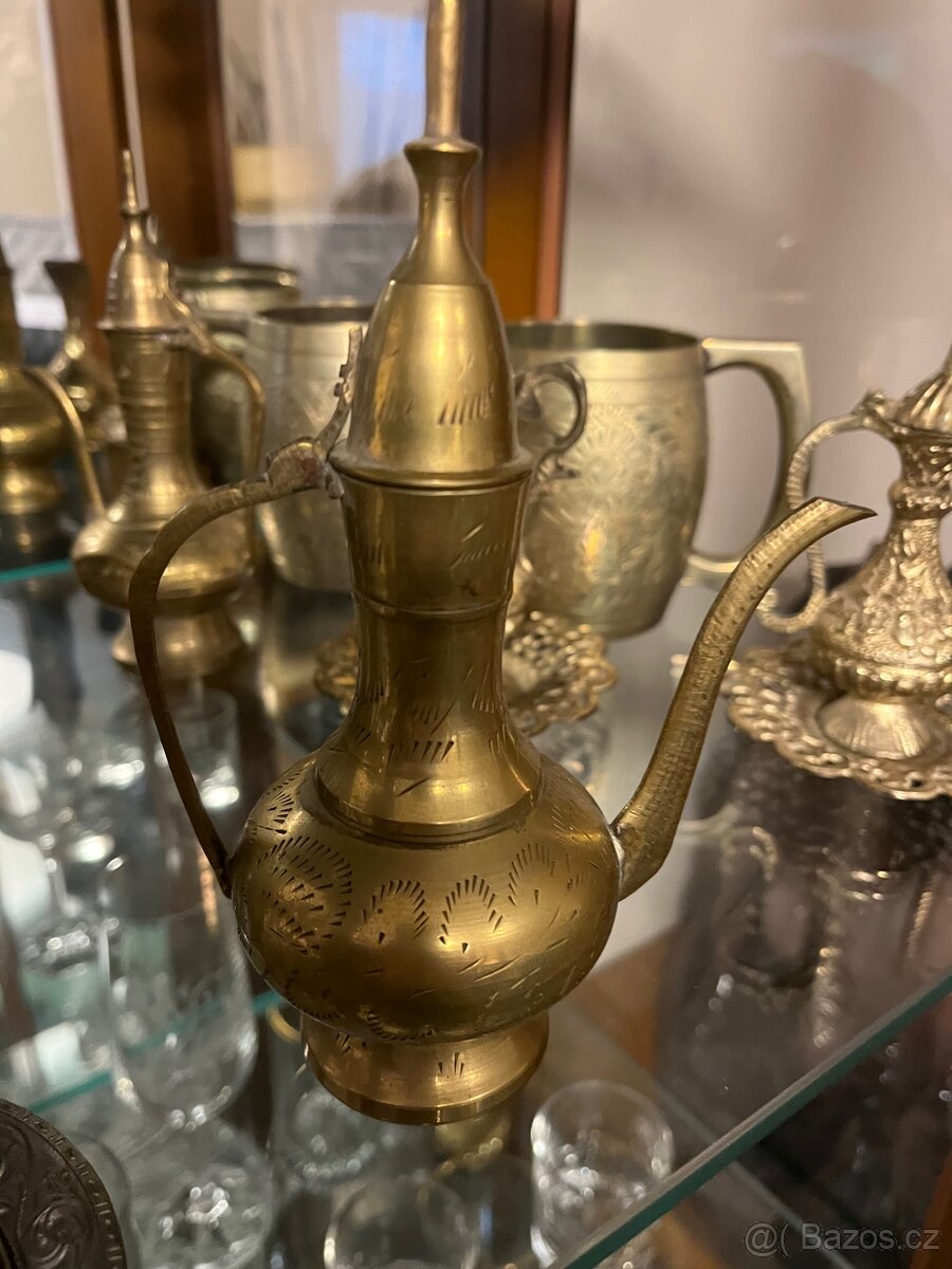 Set váza hrnek mosaz - 4