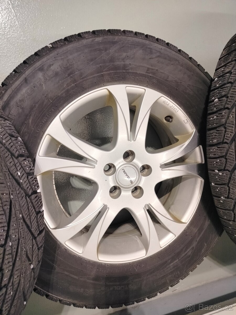 Zimní sada Subaru Alu s pneu 215/70 R16 5x100 - 4