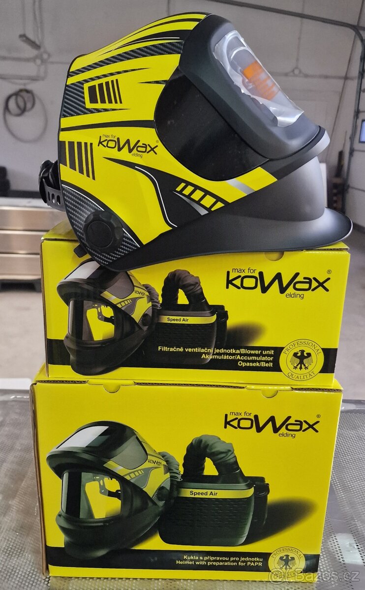 Filtračně ventilační jednotka KOWAX Speed Air + kukla Flip A - 4