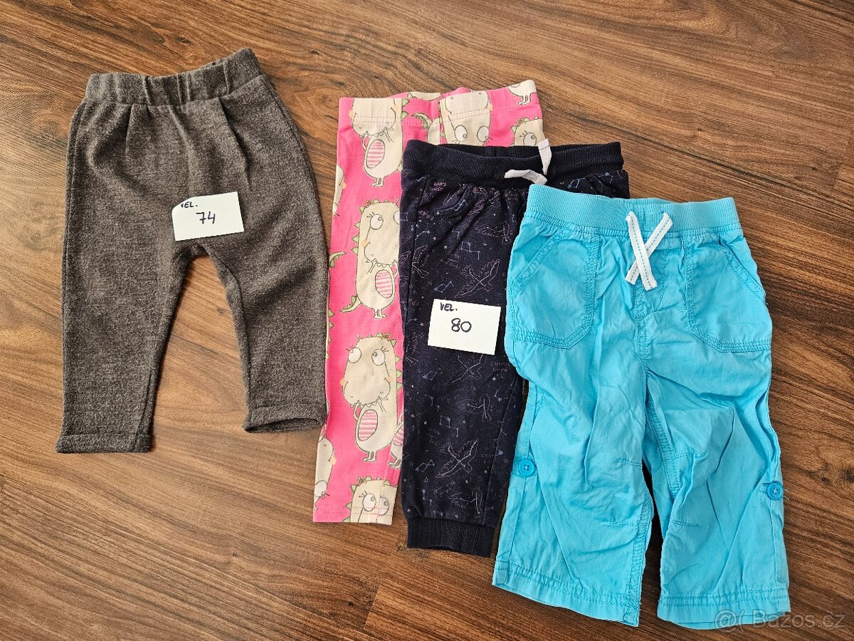 Dívčí kalhoty, kraťasy, legíny, tepláky 74/80 - 4