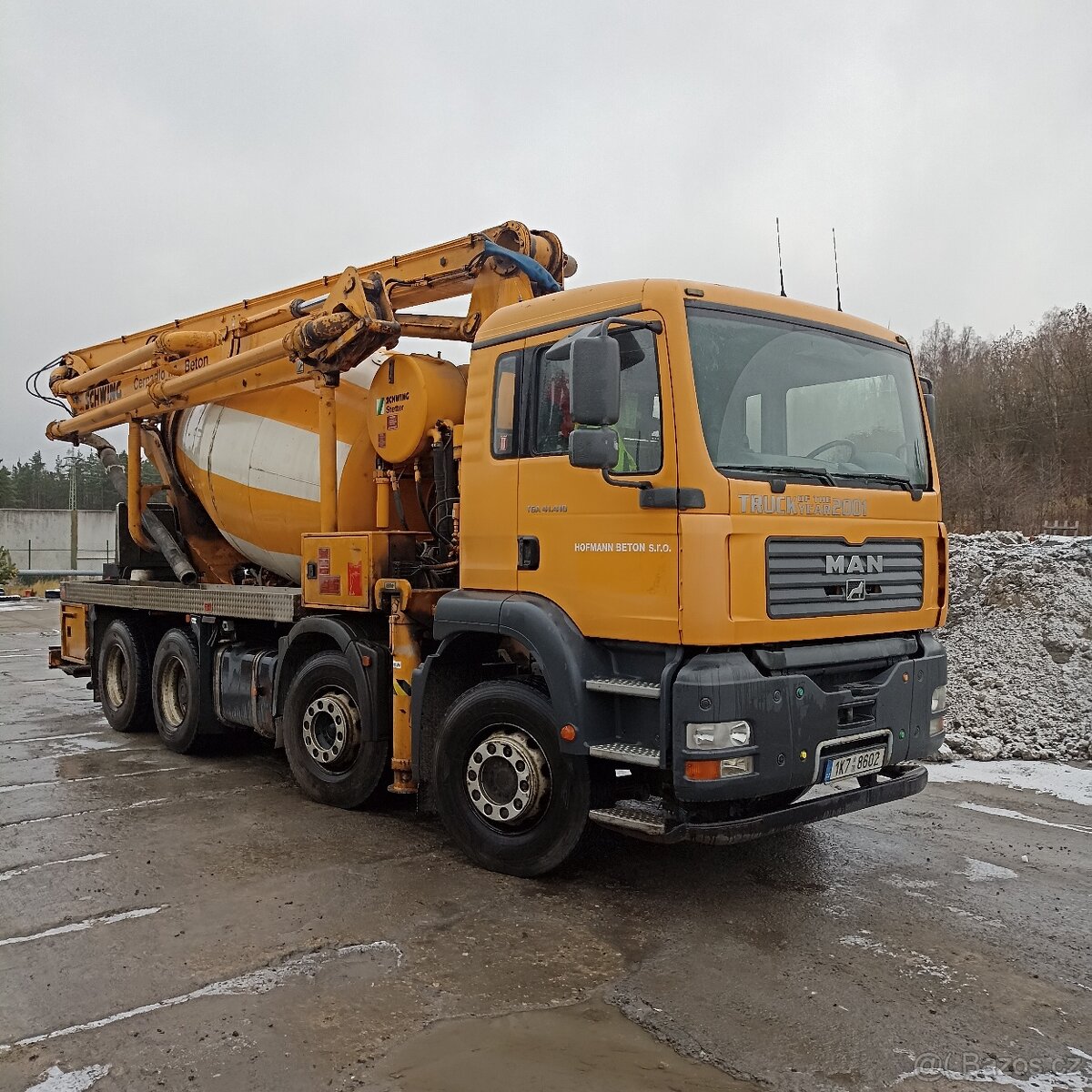 Domichavac schwing, Man tga 8x4 - 4