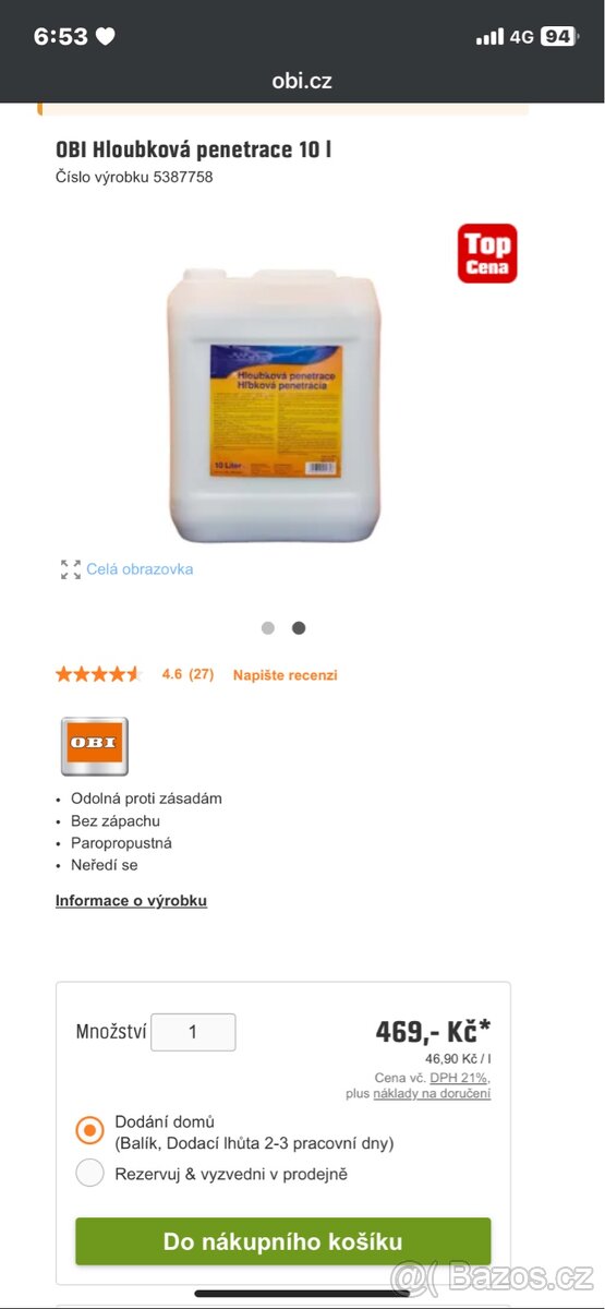 Hloubková penetrace 10l - 4