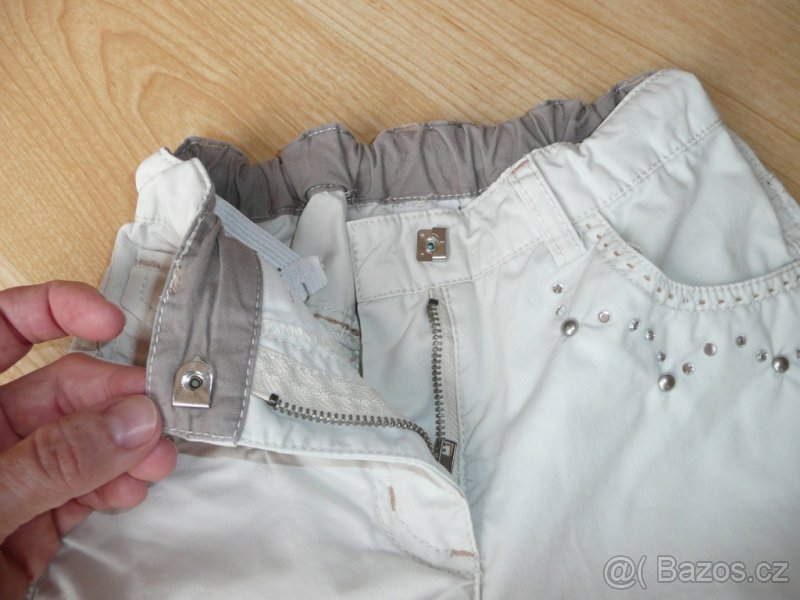 Dívčí plátěné kalhoty vel.104 - 4