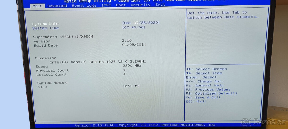 Supermicro 813M-4 server Intel Xeon E3-1225 3,2 GHz 8 GB - 4