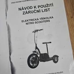 Elektrická tříkolka Nitroscooter - 4