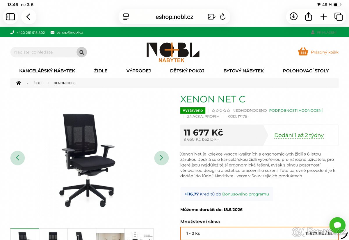 Kancelářská židle RIM Flexi - 4