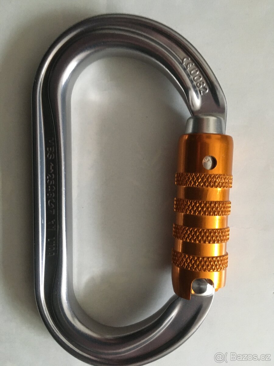 Karabína karabínka Petzl OK - triact lock, nová - 4