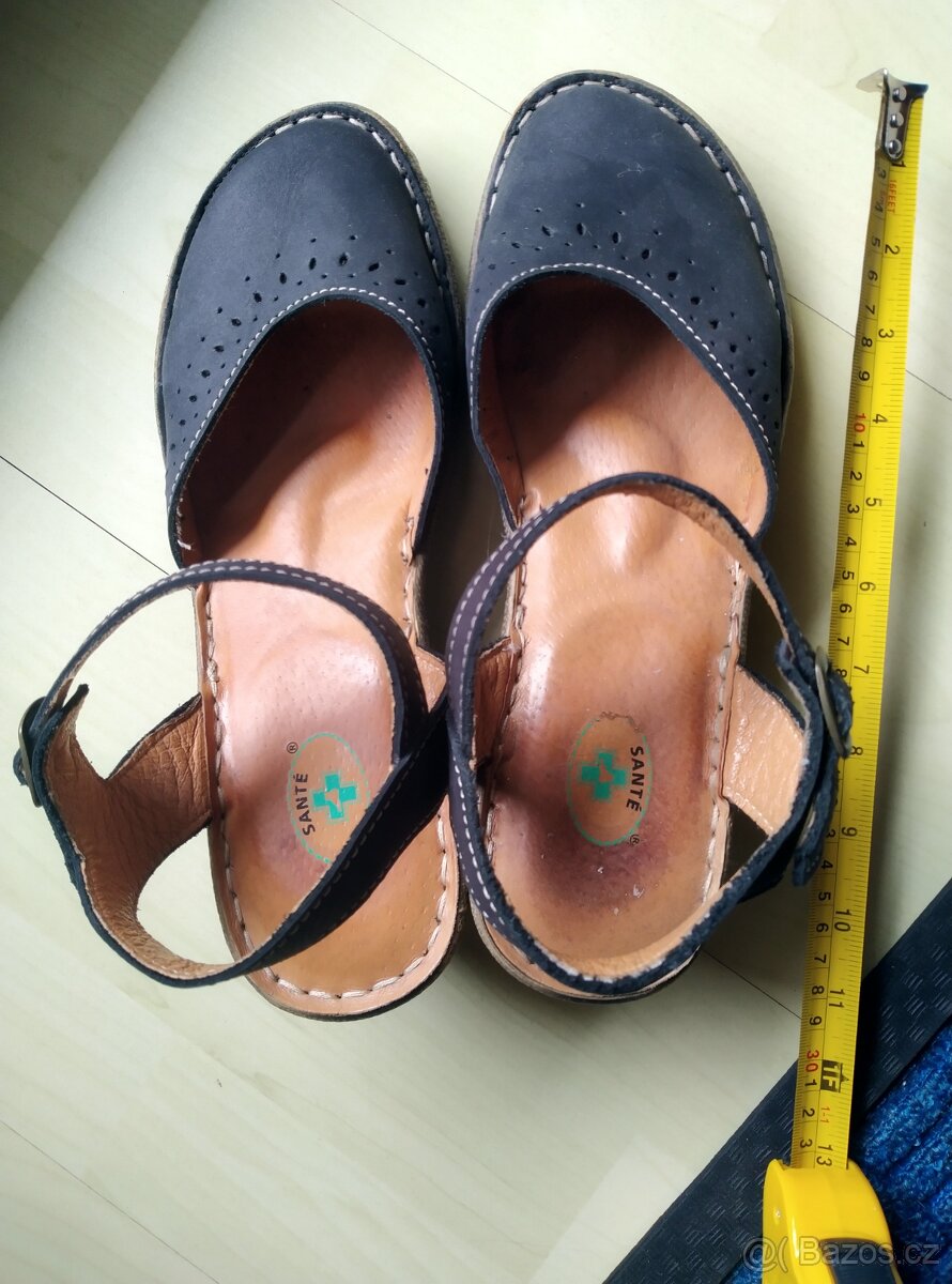 Dámské letní lodičky / střevíce Santé vel. 42, kožené - 4