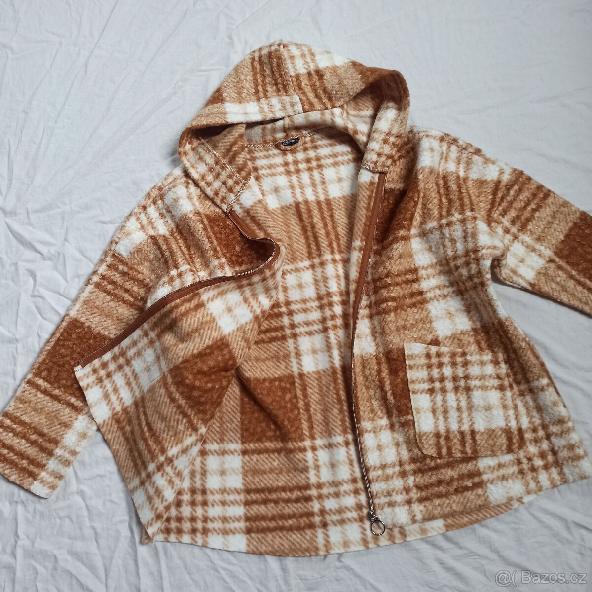 NOVÝ dámský podzimní kabátek s kapucí XL - XXL - 4