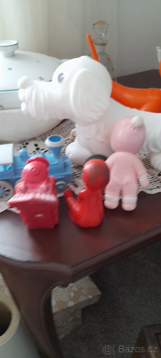 Retro hračky modrá mašinka prodána - 4