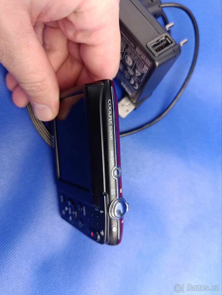 Fotoaparát Nikon Coolpix S2600 Red - 4