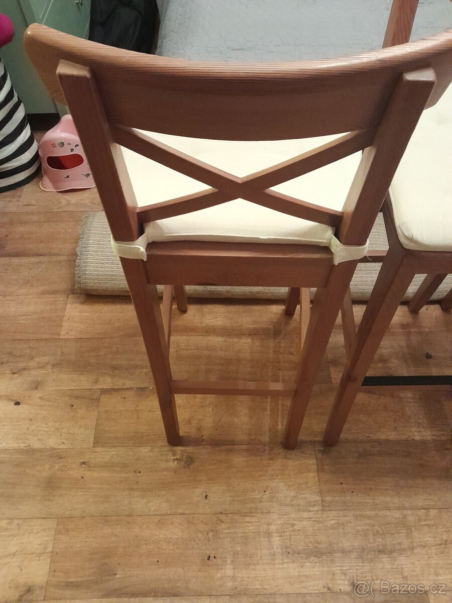 Ikea barová židle Ingolf - 4