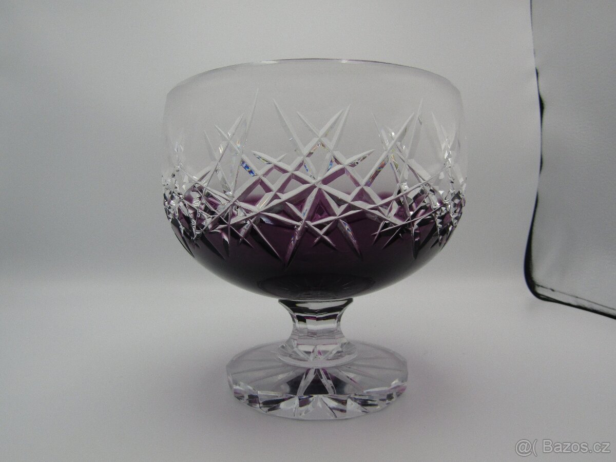 set vázy barevný křišťál - 4