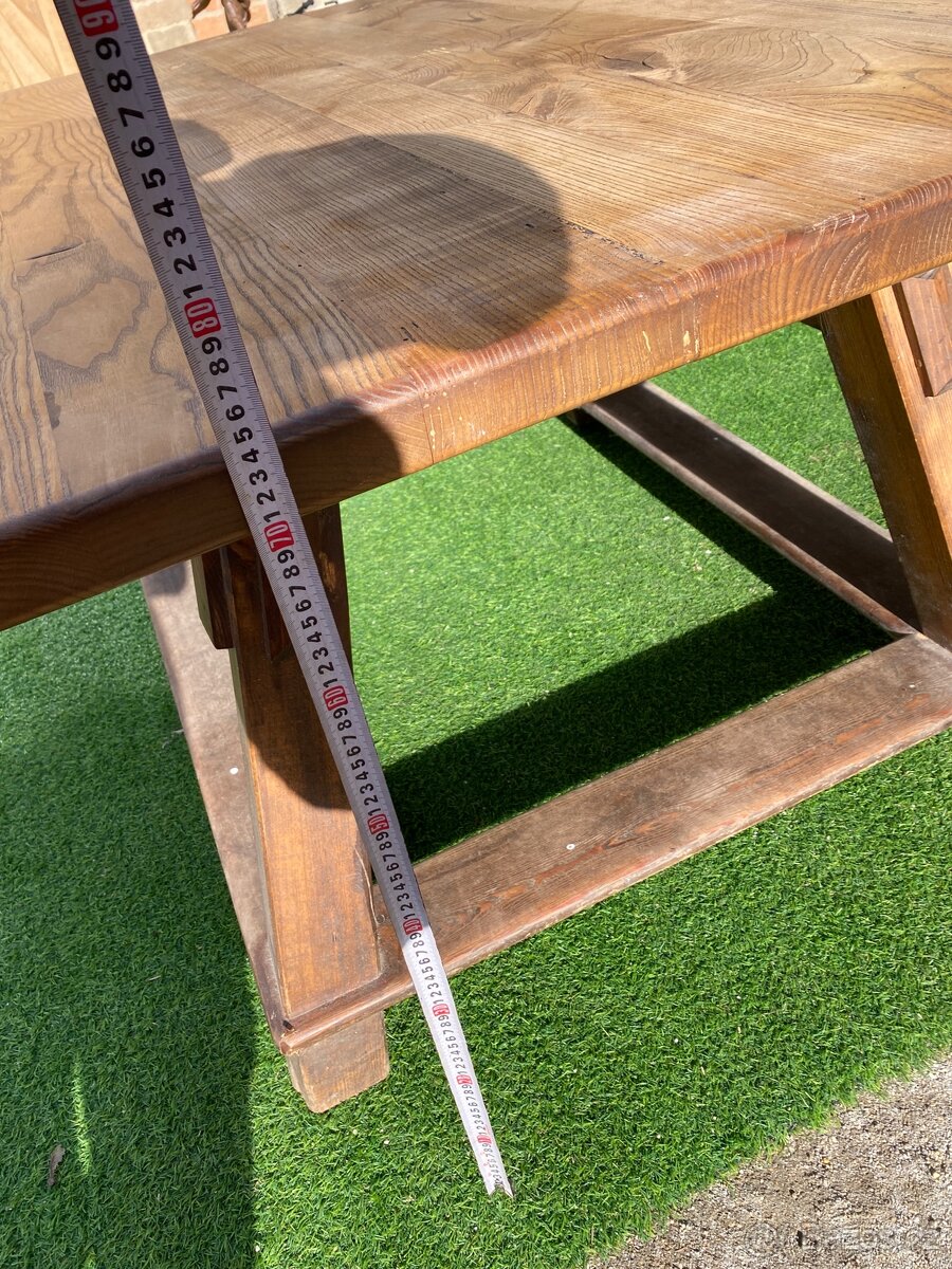 Masivní stůl jasan - 4