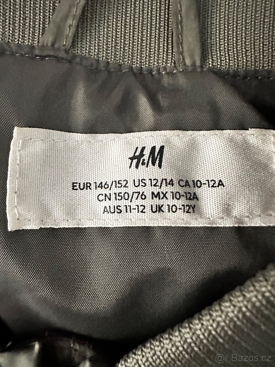 Zelená vesta H&M vel. 146/162 - 4
