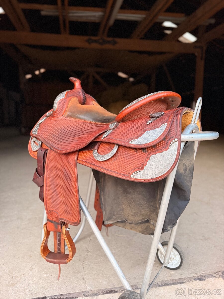 Westernové sedlo Bob’s Custom Saddle | 16” | Reining - 4