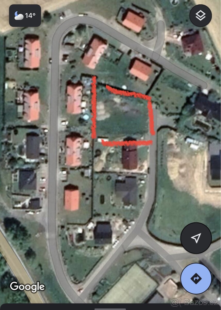 České Libchavy, 1136 m2;Komplet zasíťovány - 4