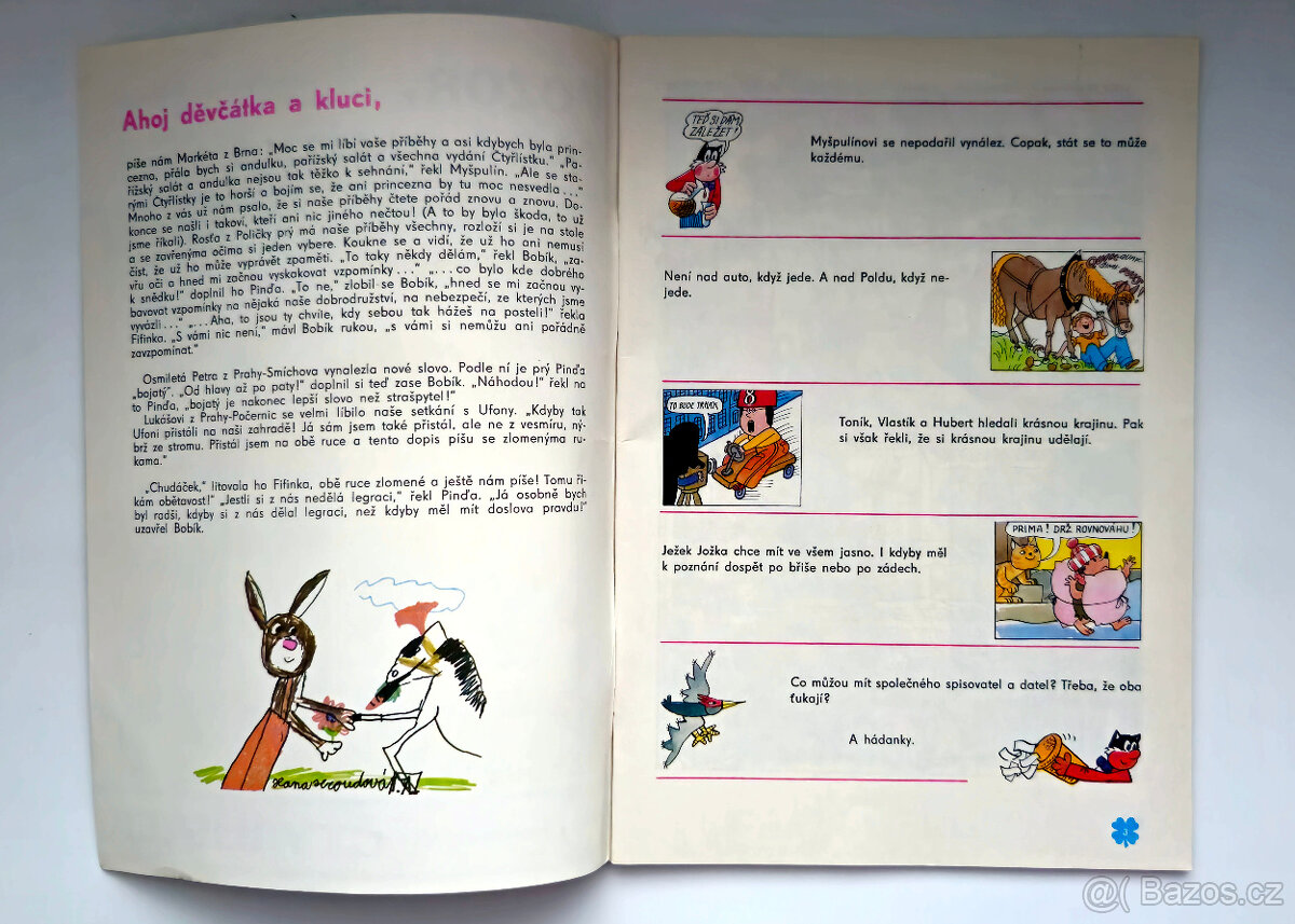 Čtyřlístek č. 99 - Pozor, padá omítka - Original - 4