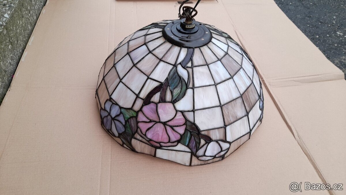 Krásný lustr originál Tiffany 50 cm - 4