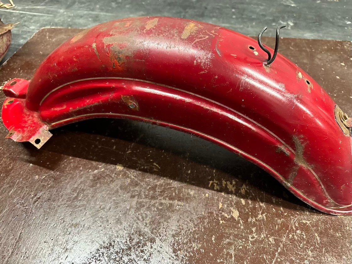 Zadní blatník so sklíčkom JAWA 250/353 350/354 kývačka - 4