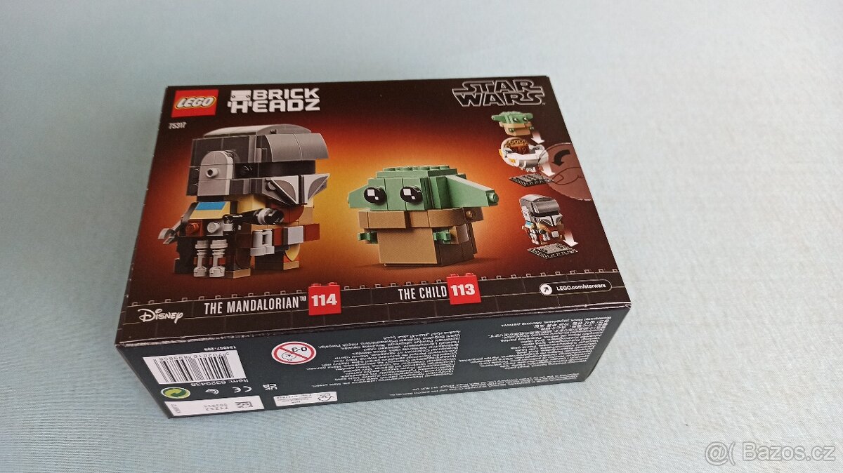 LEGO BrickHeadz 75317 Mandalorian a dítě - 4
