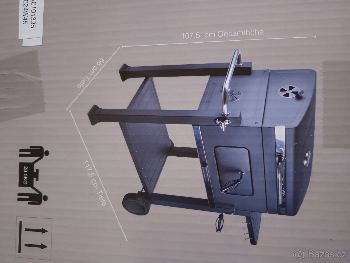 Gril na dřevěné uhlí Montreal - 4