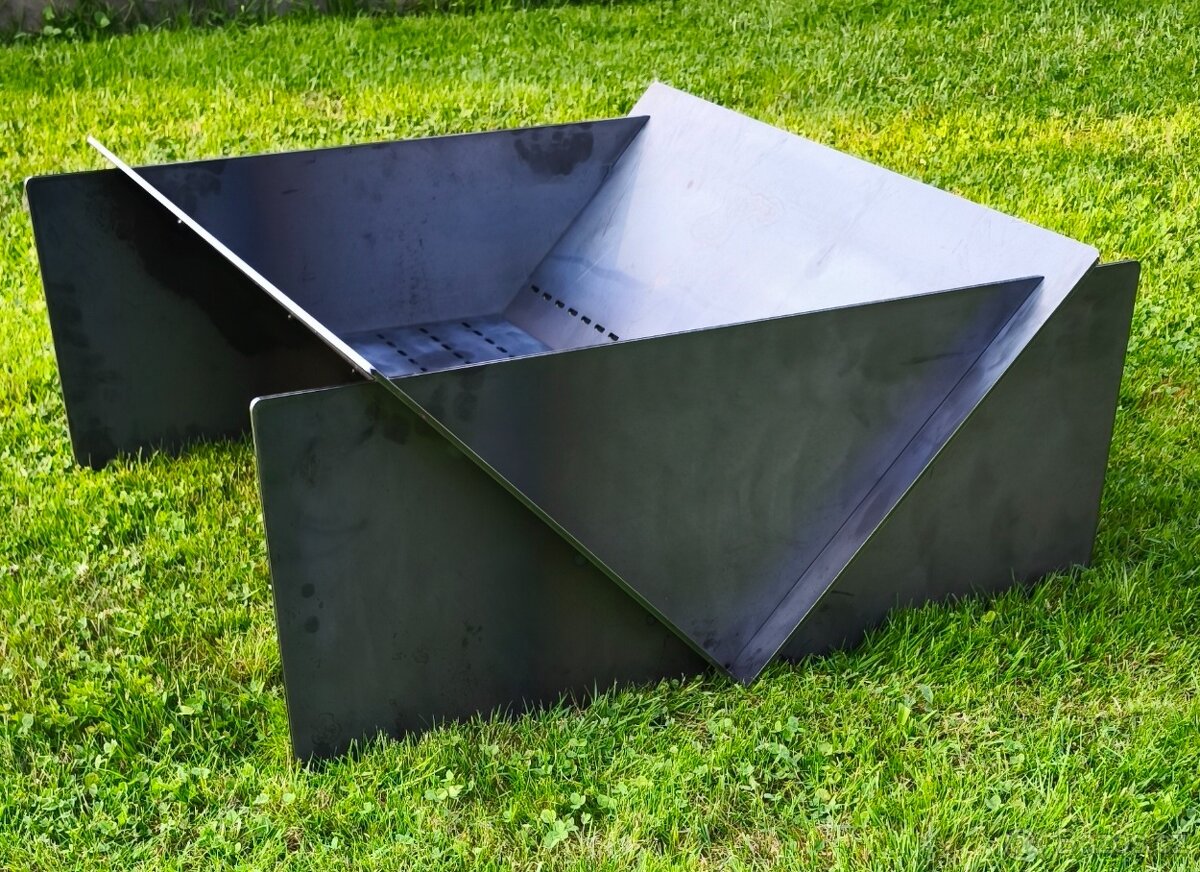 Robustní ocelové ohniště - Gril - 4