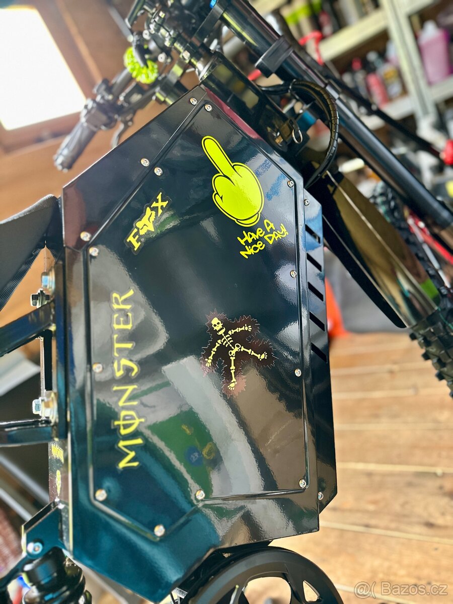 eBike Stealth Bomber 6000W 72V/40Ah, 90km/h, 90-100km