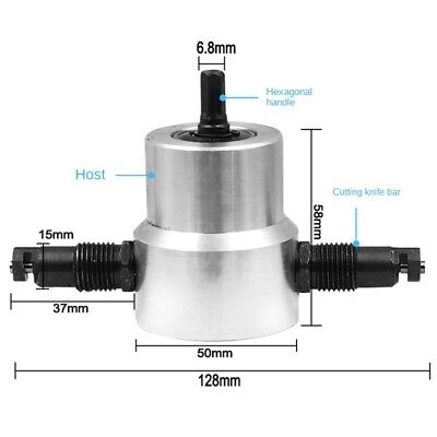 Nové nůžky na plech prostřihovací, nástavec na vrtačku. - 4