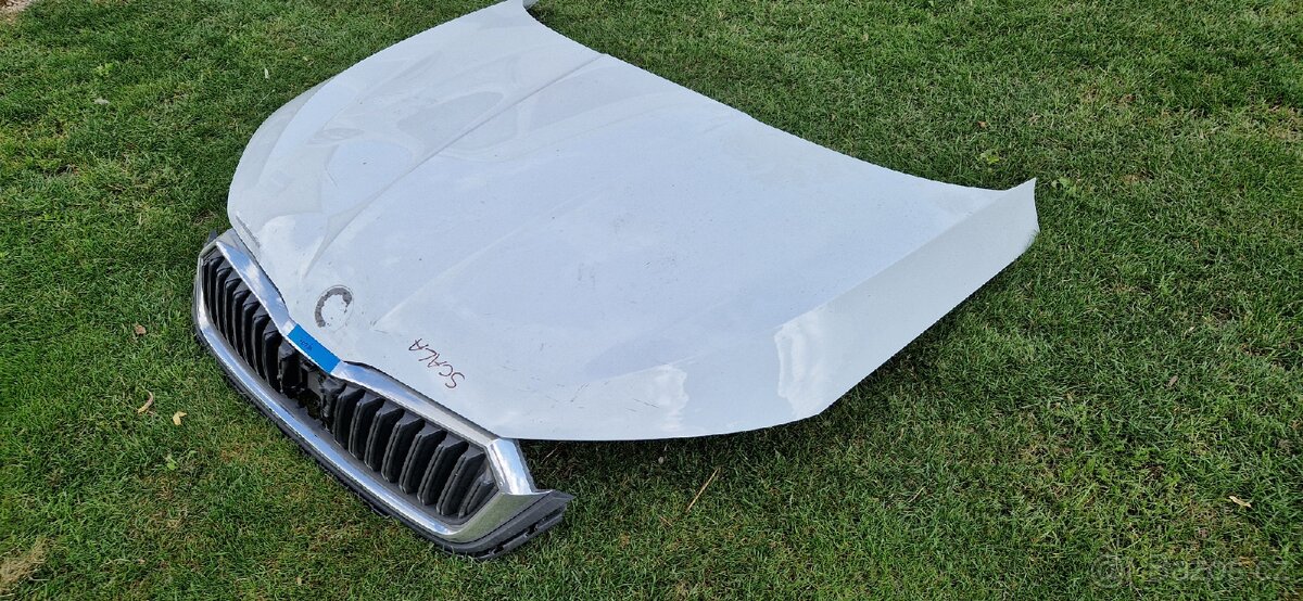 Škoda scala kapota maska nárazník - 4